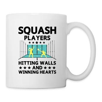 Squash Player Squash Tennis Player Raquetball Spor - Mug - white - Right