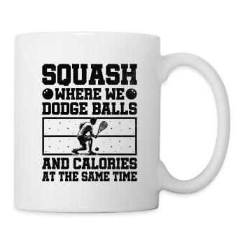 Squash Player Squash Tennis Player Raquetball Spor - Mug - white - Right
