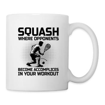 Squash Player Squash Tennis Player Raquetball Spor - Mug - white - Right