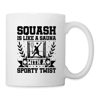Squash Player Squash Tennis Player Raquetball Spor - Mug - white - Right