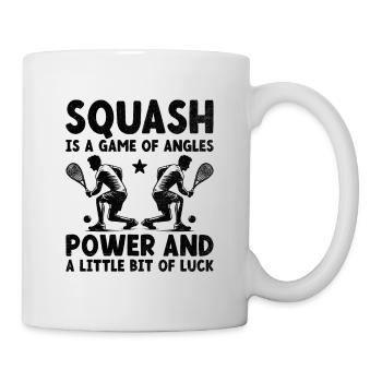 Squashspieler Squash-Tennisspieler Raquetball-Spor - Tasse - Weiß - Rechts