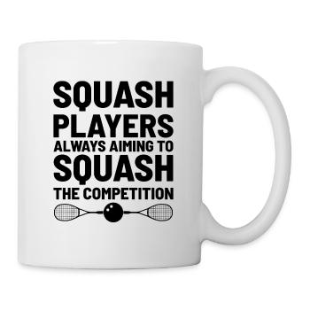 Squash Player Squash Tennis Player Raquetball Spor - Mug - white - Right