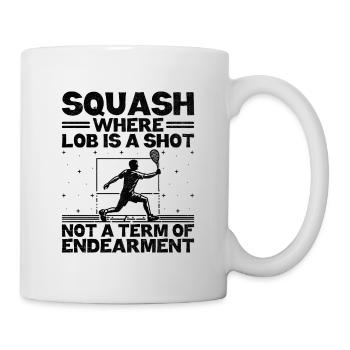 Squash Player Squash Tennis Player Raquetball Spor - Mug - white - Right