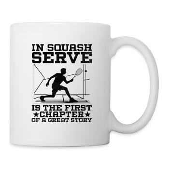 Squash Player Squash Tennis Player Raquetball Spor - Mug - white - Right