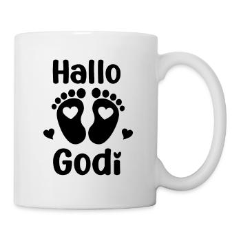 Hallo Godi Patentante Österreich Godi - Tasse - Weiß - Rechts