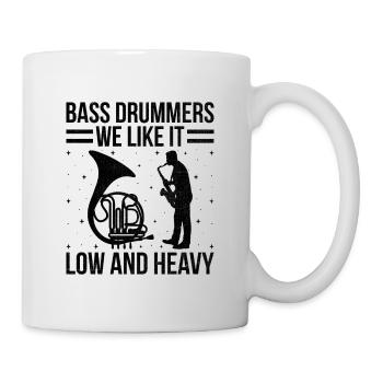 Marching Band Sayings Funny Marching Instruments - Mug - white - Right