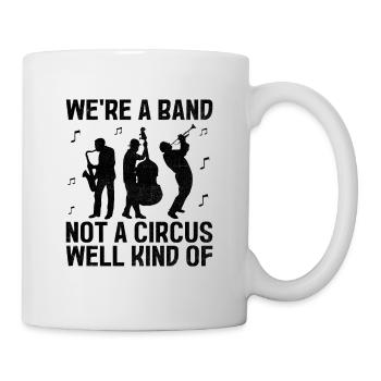 Marching Band Sayings Funny Marching Instruments - Mug - white - Right