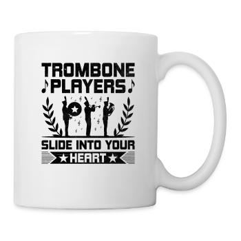Marching Band Sayings Funny Marching Instruments - Mug - white - Right