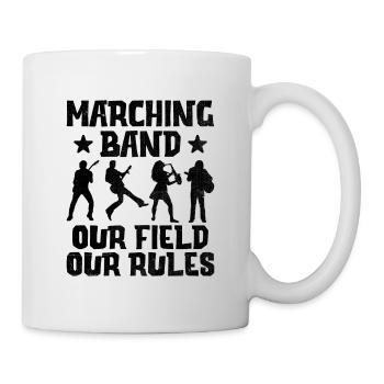 Blaskapelle Sprüche Lustige Marschinstrumente - Tasse - Weiß - Rechts