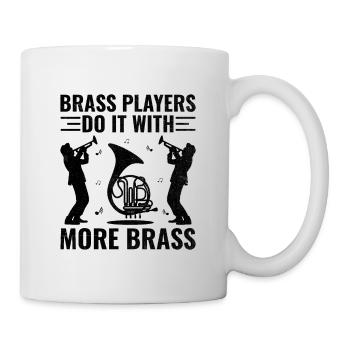 Marching Band Sayings Funny Marching Instruments - Mug - white - Right