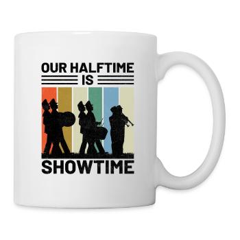 Marching Band Sayings Funny Marching Instruments - Mug - white - Right