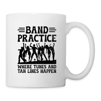 Marching Band Sayings Funny Marching Instruments - Mug - white - Right
