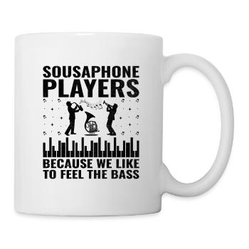 Marching Band Sayings Funny Marching Instruments - Mug - white - Right
