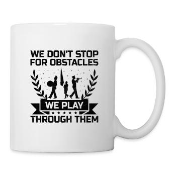 Blaskapelle Sprüche Lustige Marschinstrumente - Tasse - Weiß - Rechts