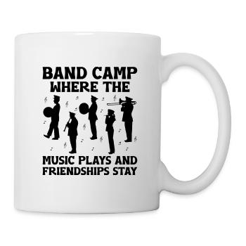 Marching Band Sayings Funny Marching Instruments - Mug - white - Right