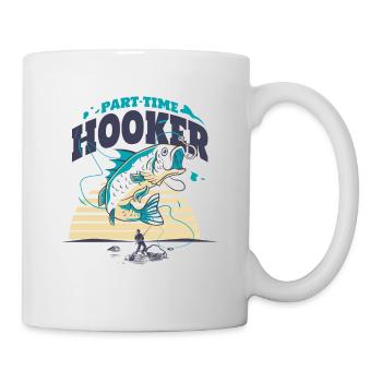 Pêcheur pêcheur pêche idée cadeau pêche humour - Mug blanc - blanc - Droite