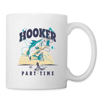 Pêcheur pêcheur idée cadeau pêche pêche humour - Mug blanc - blanc - Droite