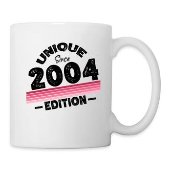 Unique depuis 2004 Edition Anniversaire Millésime 2004 - Mug blanc - blanc - Droite