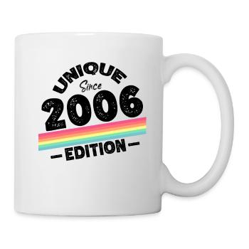 Unique Since 2006 Edition Birthday Vintage 2006 - Mug - white - Right