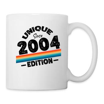 Unique depuis 2004 Edition Anniversaire Millésime 2004 - Mug blanc - blanc - Droite