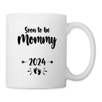 Mommy Soon To Be Mom 2024 Mother Pregnant Kids Mot - Mug - white - Right