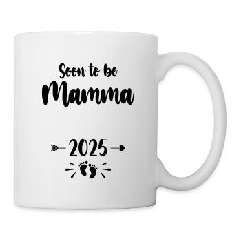 Mamma Soon To Be Mom 2025 Mother Pregnant Kids Mot - Mug - white - Right