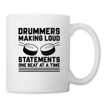 Drum Corps Marching Band Drum Corp Music Percussio - Mug - white - Right