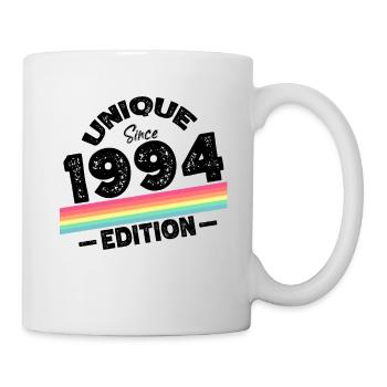 Unique depuis 1994 Edition Anniversaire Millésime 1994 - Mug blanc - blanc - Droite