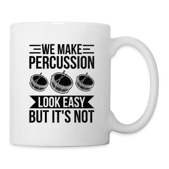 Drum Corps Marching Band Drum Corp Music Percussio - Mug - white - Right