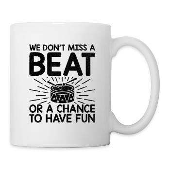 Drum Corps Marching Band Drum Corp Music Percussio - Tasse - Weiß - Rechts
