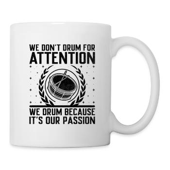 Drum Corps Marching Band Drum Corp Music Percussio - Mug - white - Right