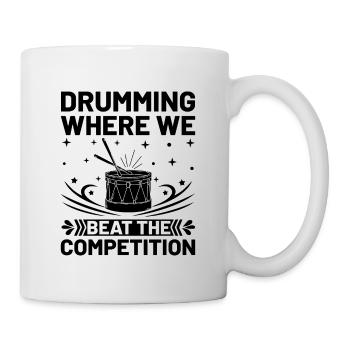 Drum Corps Marching Band Drum Corp Music Percussio - Mug - white - Right