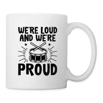Drum Corps Marching Band Drum Corp Music Percussio - Tasse - Weiß - Rechts