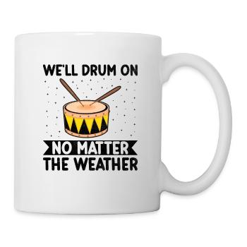 Drum Corps Marching Band Drum Corp Music Percussio - Mug - white - Right