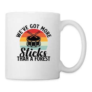 Drum Corps Marching Band Drum Corp Music Percussio - Mug - white - Right