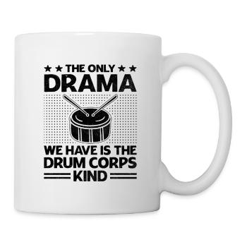 Drum Corps Marching Band Drum Corp Music Percussio - Mug - white - Right