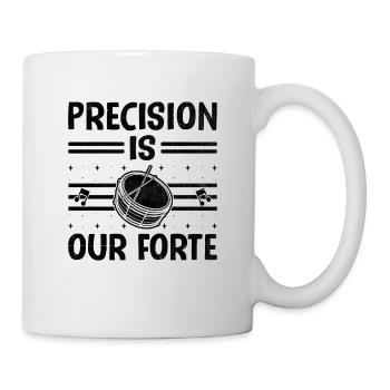 Drum Corps Marching Band Drum Corp Music Percussio - Tasse - Weiß - Rechts