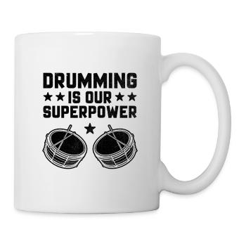 Drum Corps Marching Band Drum Corp Music Percussio - Mug - white - Right