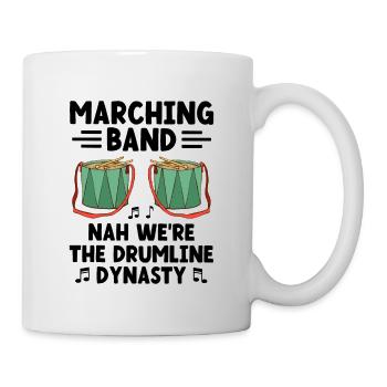 Drum Corps Marching Band Drum Corp Music Percussio - Tasse - Weiß - Rechts