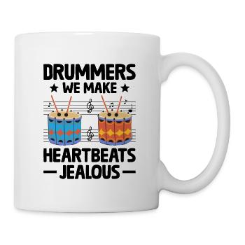Drum Corps Marching Band Drum Corp Music Percussio - Tasse - Weiß - Rechts