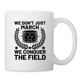 Drum Corps Marching Band Drum Corp Music Percussio - Tasse - Weiß - Rechts