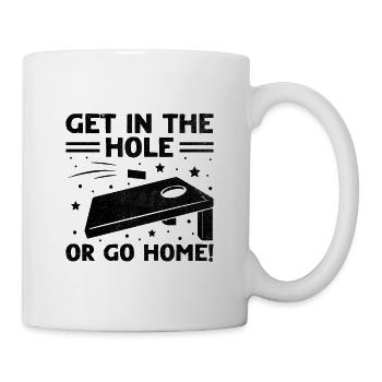 Cornhole Spieler Cornhole Sport Lustig Cornhole Be - Tasse - Weiß - Rechts