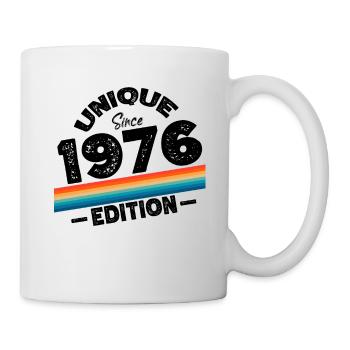 Unique depuis 1976 Edition Anniversaire Millésime 1976 - Mug blanc - blanc - Droite