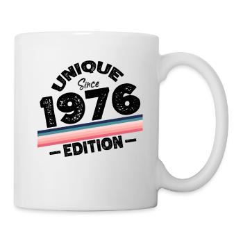 Unique depuis 1976 Edition Anniversaire Millésime 1976 - Mug blanc - blanc - Droite