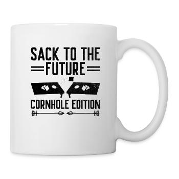 Cornhole Spieler Cornhole Sport Lustig Cornhole Be - Tasse - Weiß - Rechts