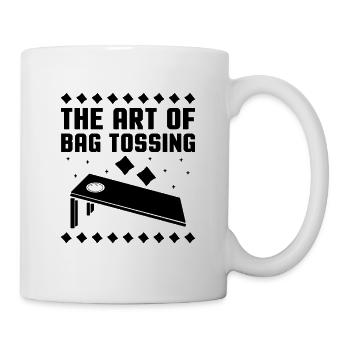 Cornhole Spieler Cornhole Sport Lustig Cornhole Be - Tasse - Weiß - Rechts