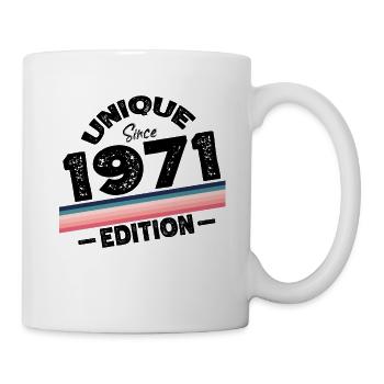 Unique Since 1971 Edition Birthday Vintage 1971 - Mug - white - Right