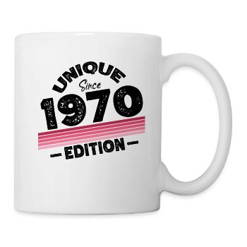 Unique Since 1970's Edition Birthday Vintage 1970's - Mug - white - Right