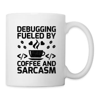 Café Codage Programmeur Codeur Développeur Nerd Coff - Mug blanc - blanc - Droite