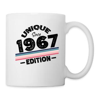 Unique depuis 1967 Edition Anniversaire Millésime 1967 - Mug blanc - blanc - Droite